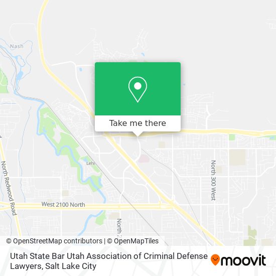 Mapa de Utah State Bar Utah Association of Criminal Defense Lawyers