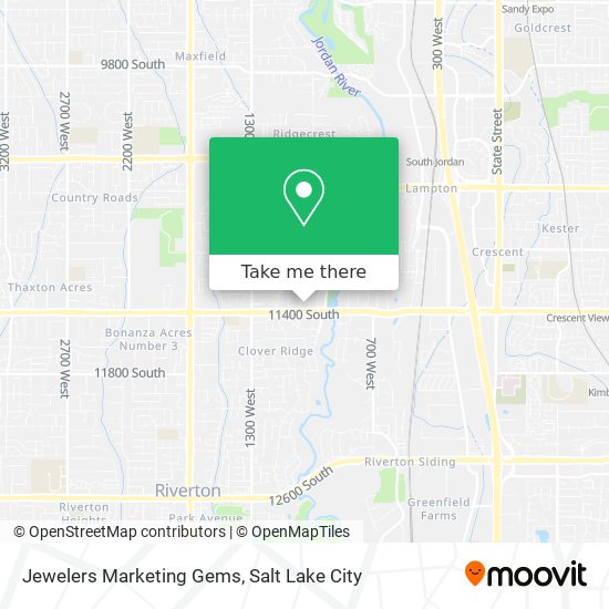 Jewelers Marketing Gems map