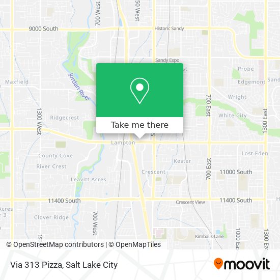 Via 313 Pizza map