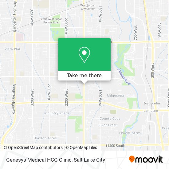 Mapa de Genesys Medical HCG Clinic