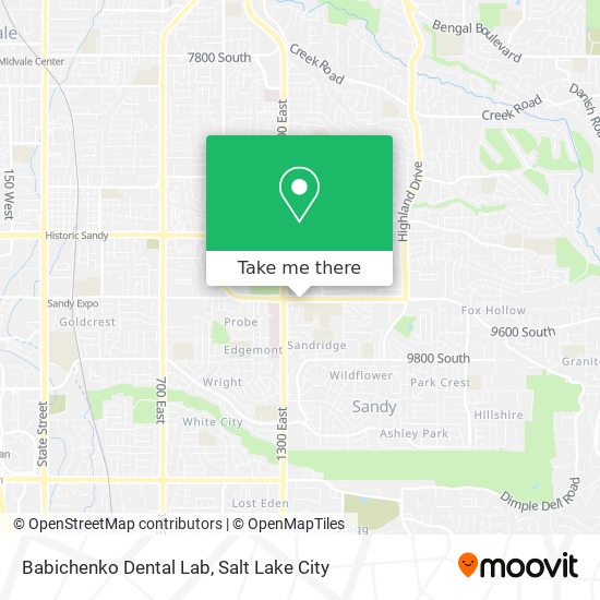 Mapa de Babichenko Dental Lab