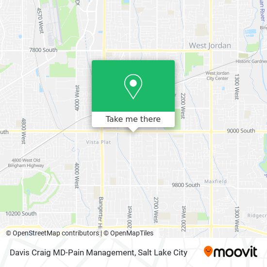 Davis Craig MD-Pain Management map