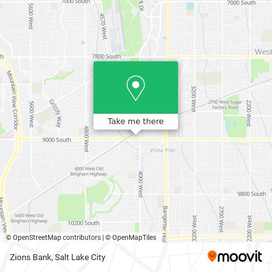 Zions Bank map