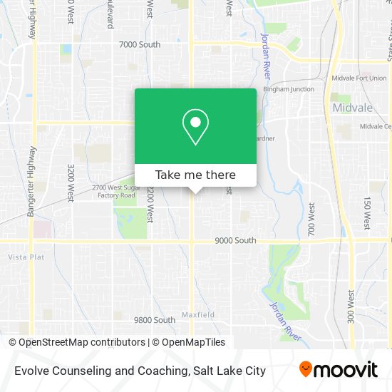 Mapa de Evolve Counseling and Coaching