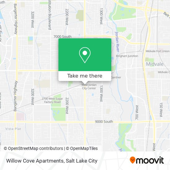 Willow Cove Apartments map