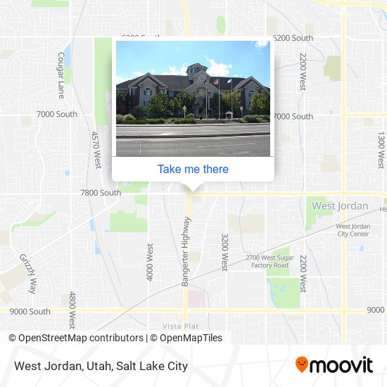 Mapa de West Jordan, Utah