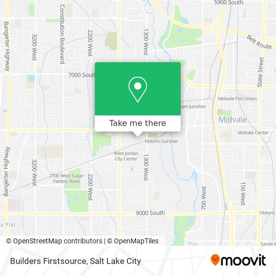 Builders Firstsource map