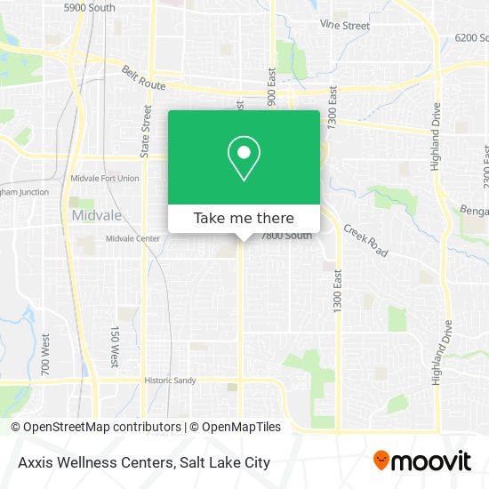 Axxis Wellness Centers map