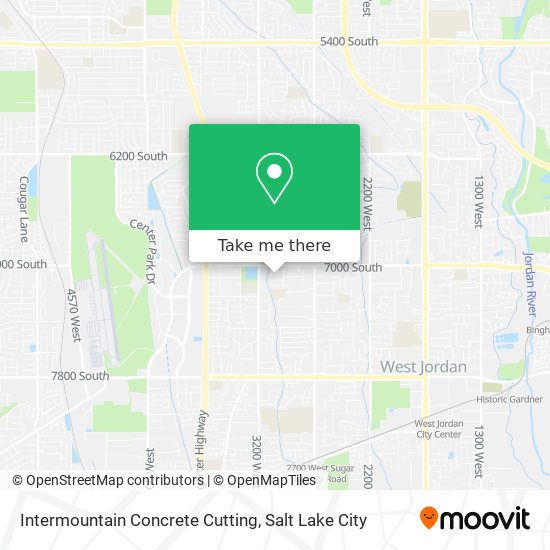 Mapa de Intermountain Concrete Cutting