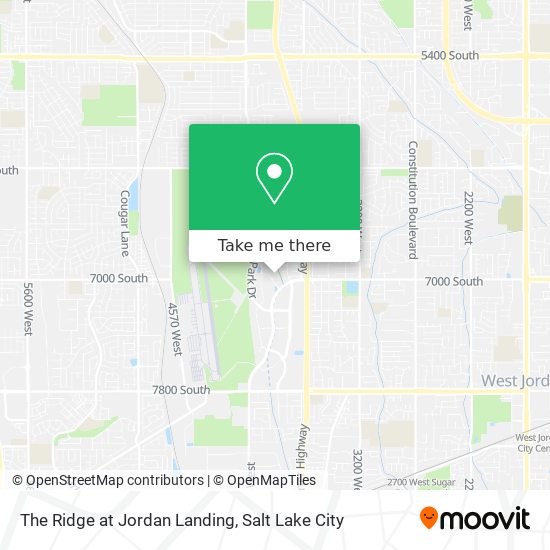 The Ridge at Jordan Landing map