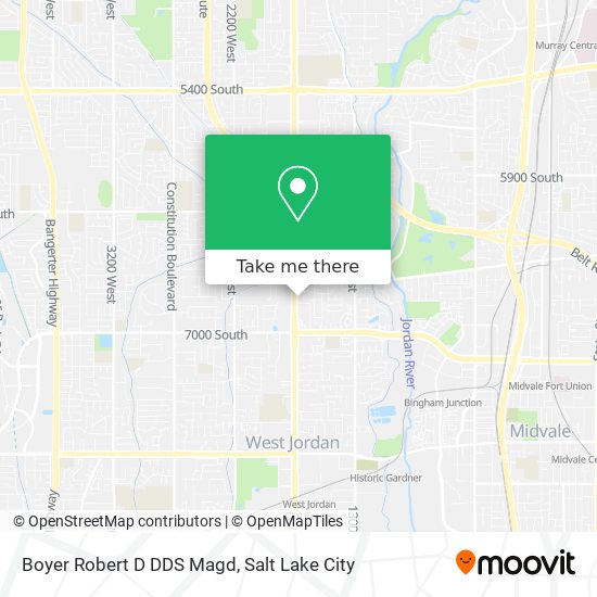 Boyer Robert D DDS Magd map