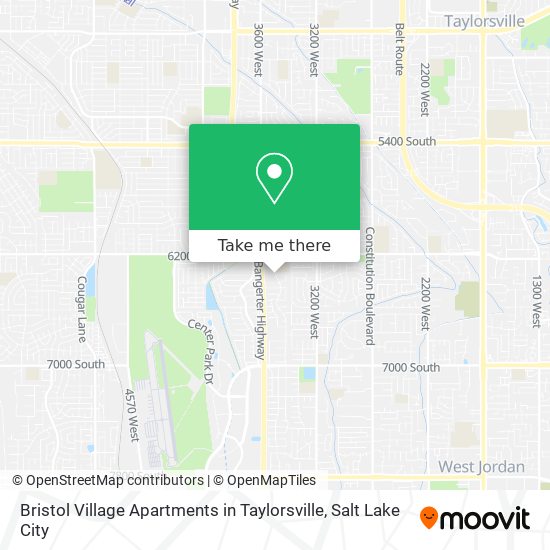 Bristol Village Apartments in Taylorsville map