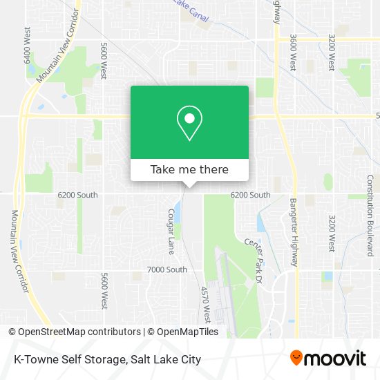 Mapa de K-Towne Self Storage