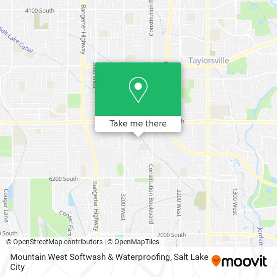 Mountain West Softwash & Waterproofing map