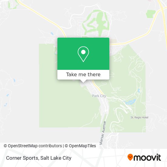 Corner Sports map