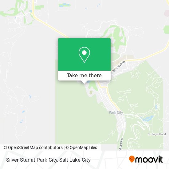 Silver Star at Park City map