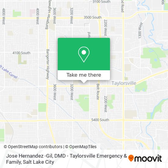 Mapa de Jose Hernandez -Gil, DMD - Taylorsville Emergency & Family