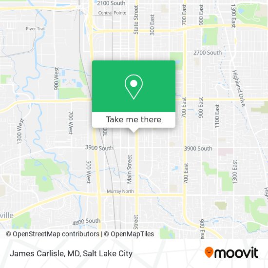 James Carlisle, MD map
