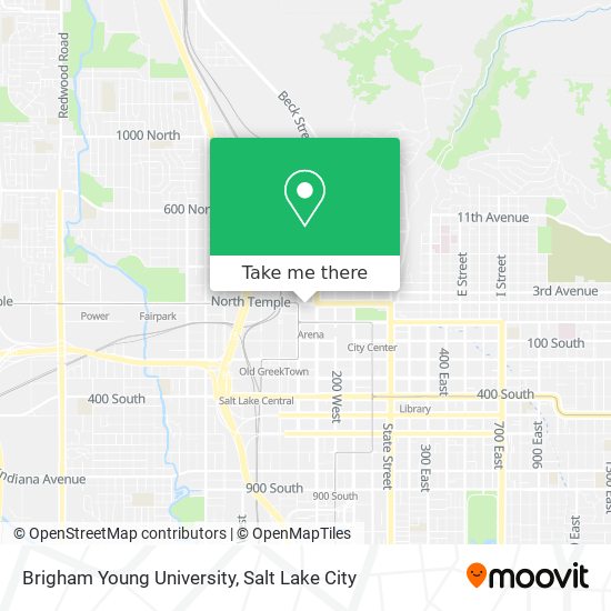 Mapa de Brigham Young University