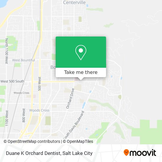 Mapa de Duane K Orchard Dentist