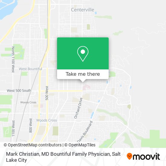 Mapa de Mark Christian, MD Bountiful Family Physician