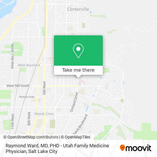 Mapa de Raymond Ward, MD, PHD - Utah Family Medicine Physician