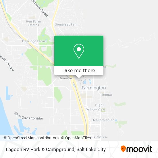 Mapa de Lagoon RV Park & Campground