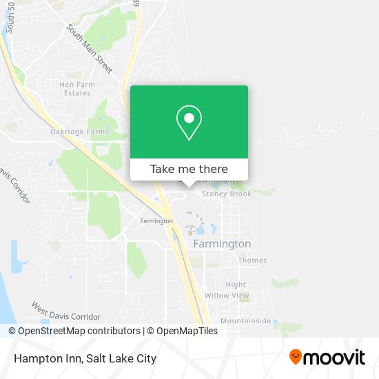 Hampton Inn map