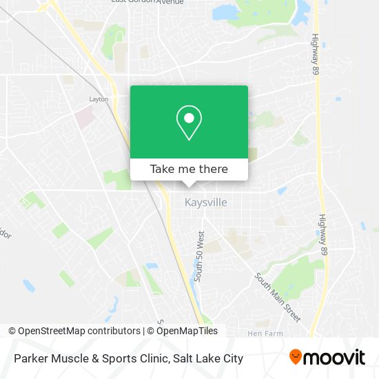 Parker Muscle & Sports Clinic map