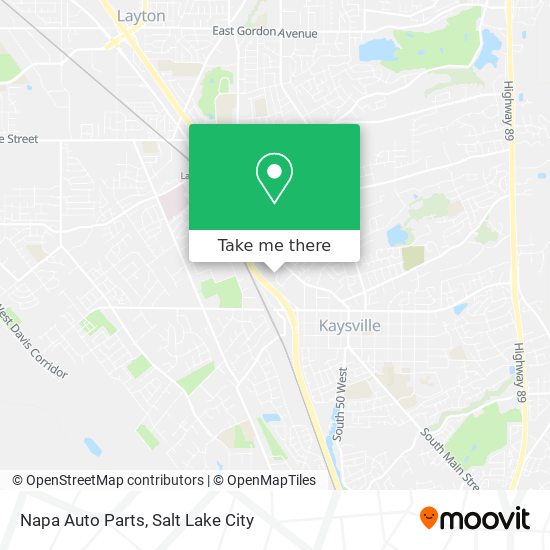 Napa Auto Parts map