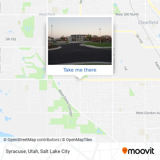 Syracuse, Utah map