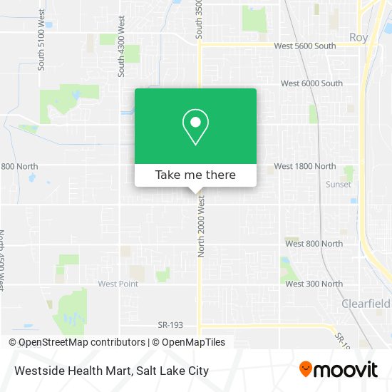 Mapa de Westside Health Mart