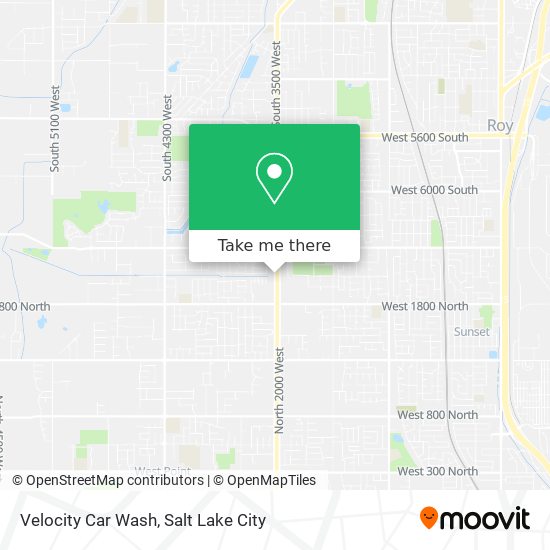 Velocity Car Wash map