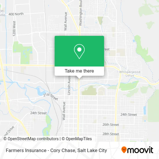 Farmers Insurance - Cory Chase map