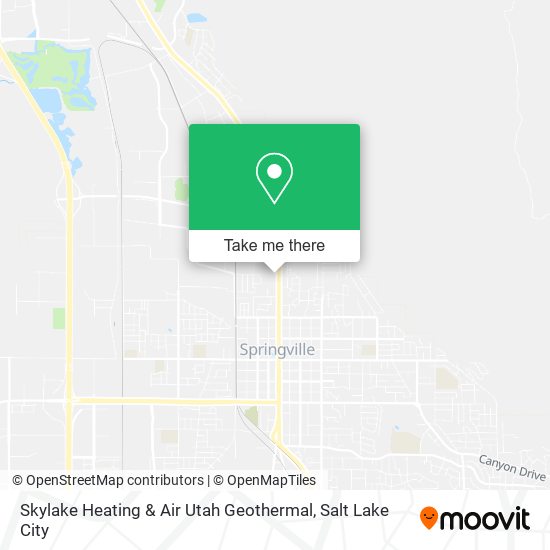 Mapa de Skylake Heating & Air Utah Geothermal