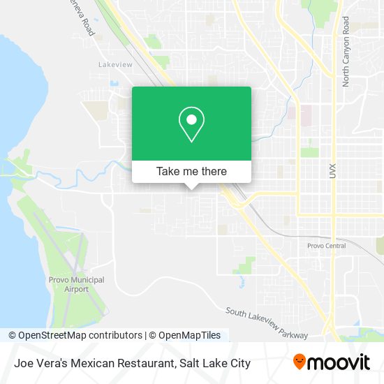 Joe Vera's Mexican Restaurant map