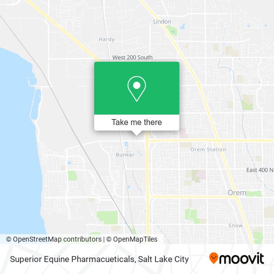 Superior Equine Pharmacueticals map