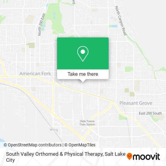 South Valley Orthomed & Physical Therapy map