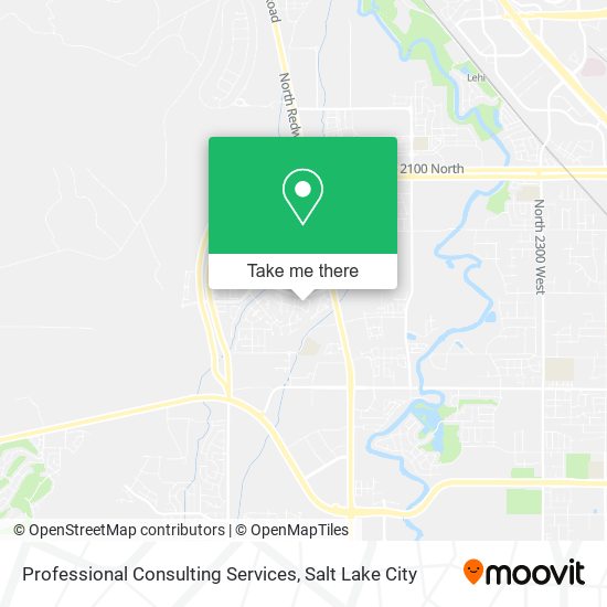 Professional Consulting Services map