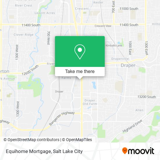 Equihome Mortgage map