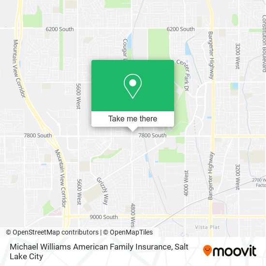 Mapa de Michael Williams American Family Insurance