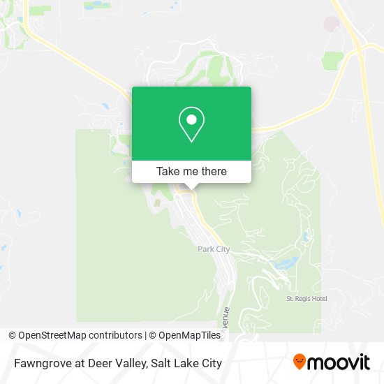 Mapa de Fawngrove at Deer Valley