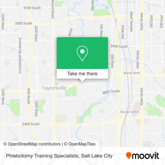 Phlebotomy Training Specialists map