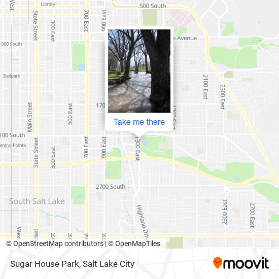 Sugar House Park map