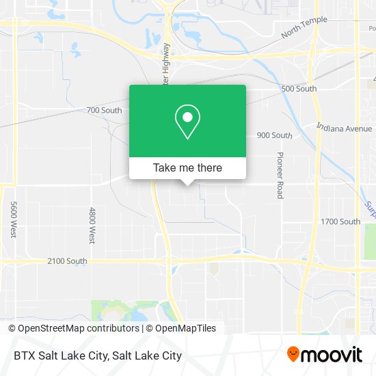 BTX Salt Lake City map