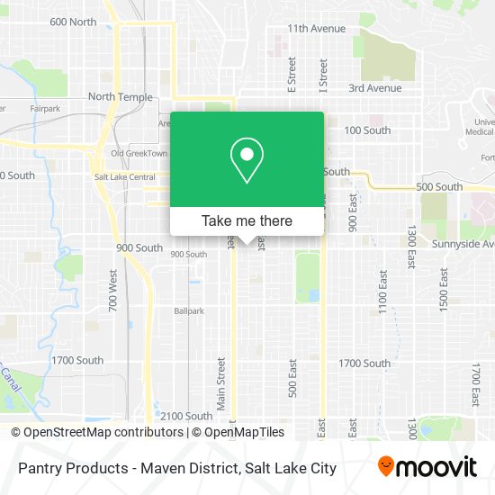 Pantry Products - Maven District map