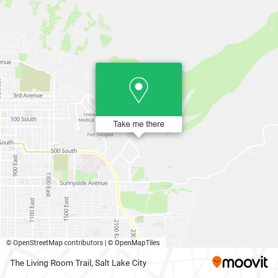 The Living Room Trail map