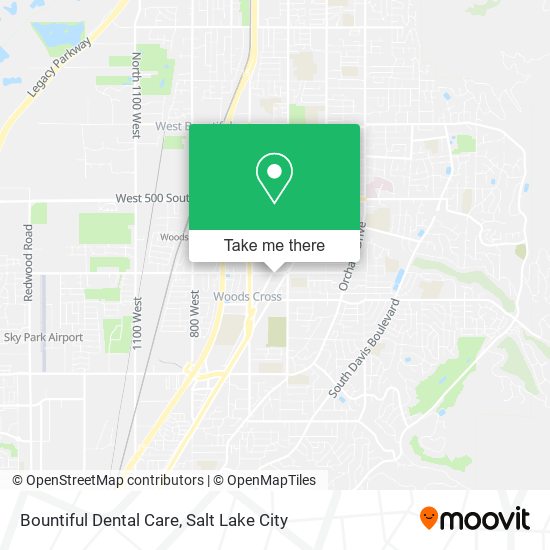 Mapa de Bountiful Dental Care