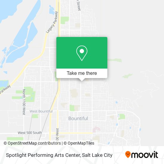 Spotlight Performing Arts Center map