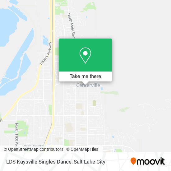 Mapa de LDS Kaysville Singles Dance